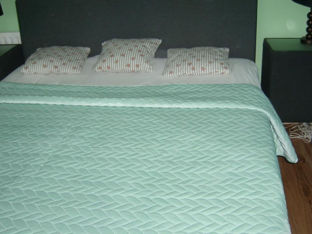 box spring bed, Huis en Inrichting, Slaapkamer | Boxsprings, Ophalen, Tweepersoons, Zo goed als nieuw, Box sping