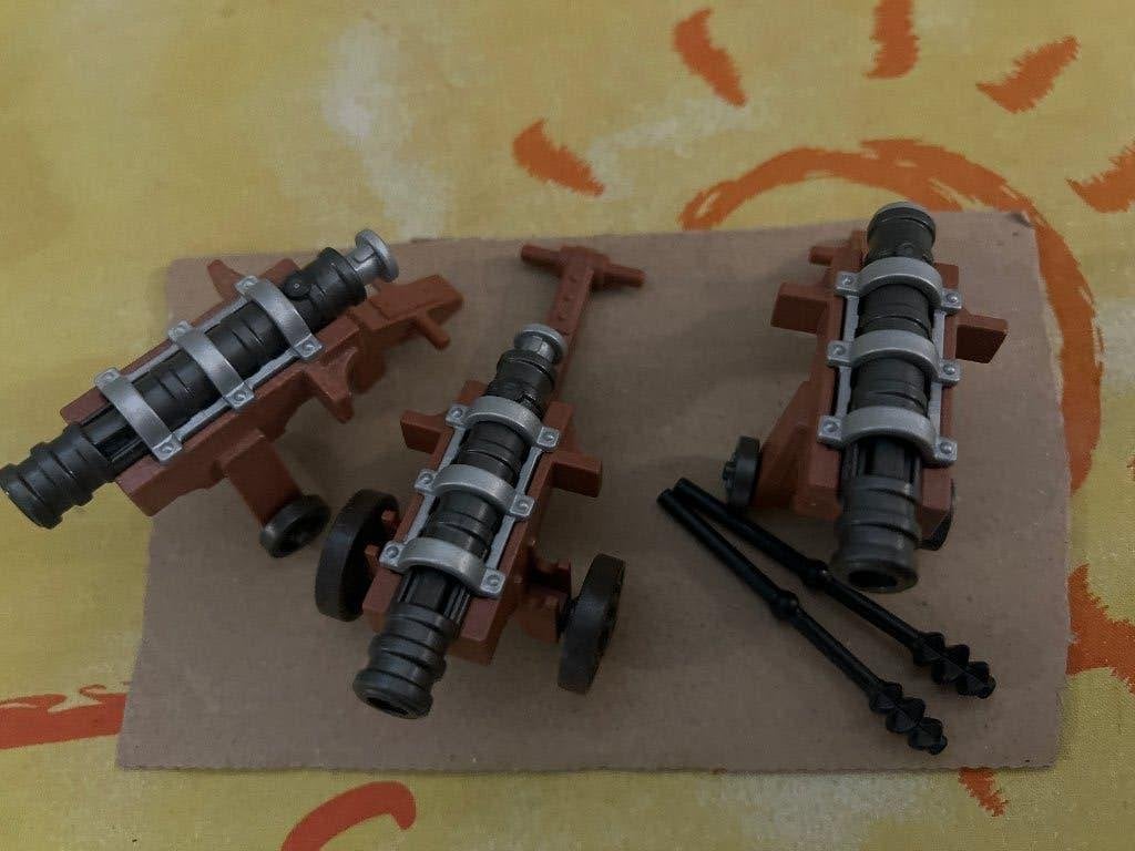 Playmobil 3 kanonnen, Ophalen of Verzenden, Gebruikt