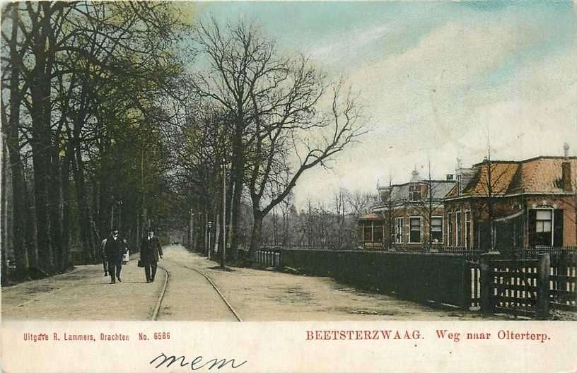 380-709-011 Beetsterzwaag Weg naar Olterterp, Verzenden, Voor 1920, Friesland