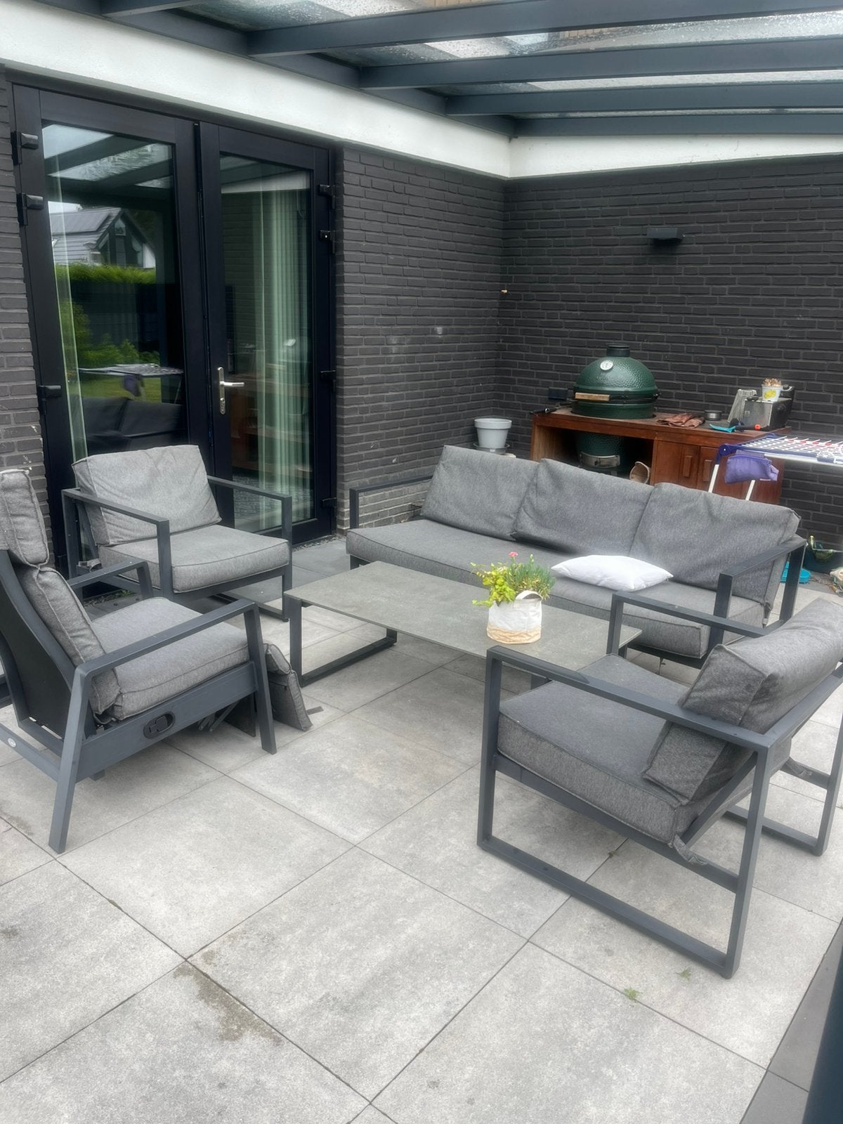 Loungeset Vonge Jysk, Ophalen, Gebruikt, Kunststof