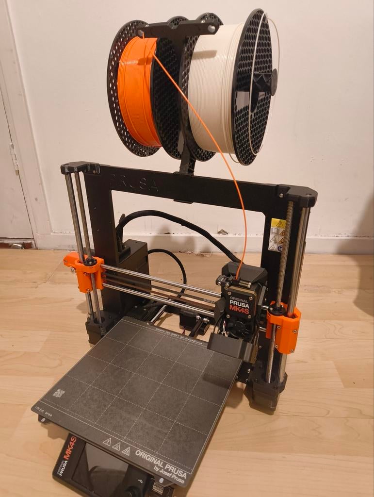 Prusa MK4S 3D-printer - Zo goed als nieuw, Computers en Software, 3D Printers, Zo goed als nieuw, Filament, Ophalen, Prusa