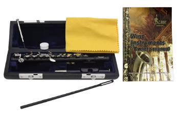 Luxe Piccolo in C half size fluit met koffer en accessoires, Muziek en Instrumenten, Blaasinstrumenten | Dwarsfluiten en Piccolo's