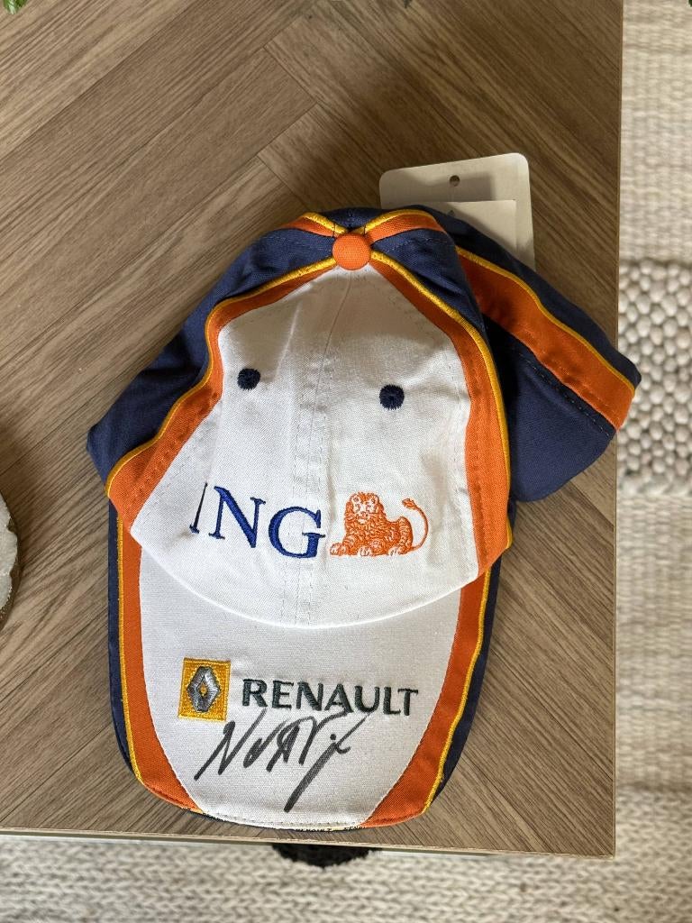 ING Renault F1 Team 2008/2009 pet gesigneerd, Ophalen of Verzenden, Gebruikt, Formule 1