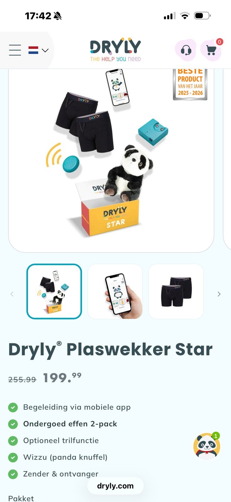 Dryly Plaswekker Star, Ophalen of Verzenden, Zo goed als nieuw