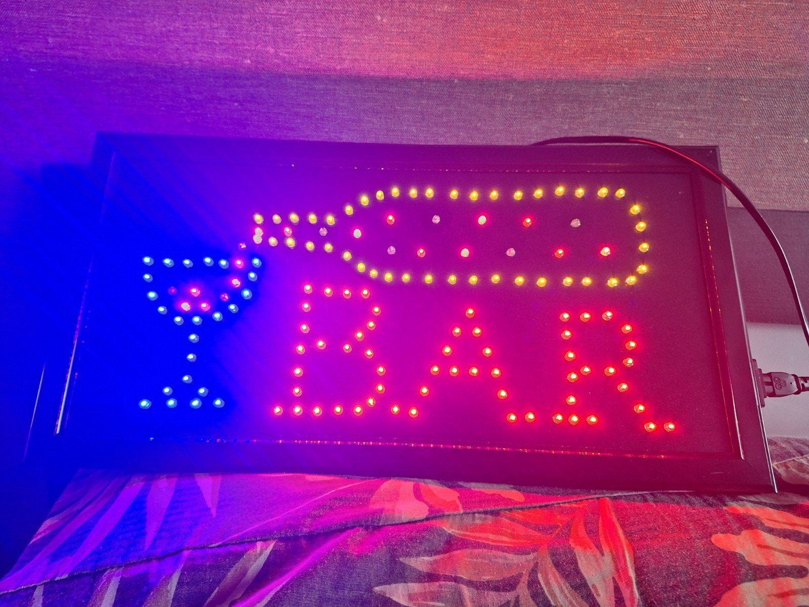 zgan led bord Bar, Ophalen of Verzenden, Zo goed als nieuw