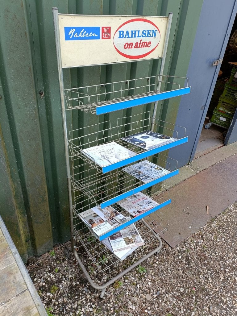 Origineel oud frans winkelrek reclamerek vintage brocante, Verzamelen, Ophalen, Gebruikt, Gebruiksvoorwerp