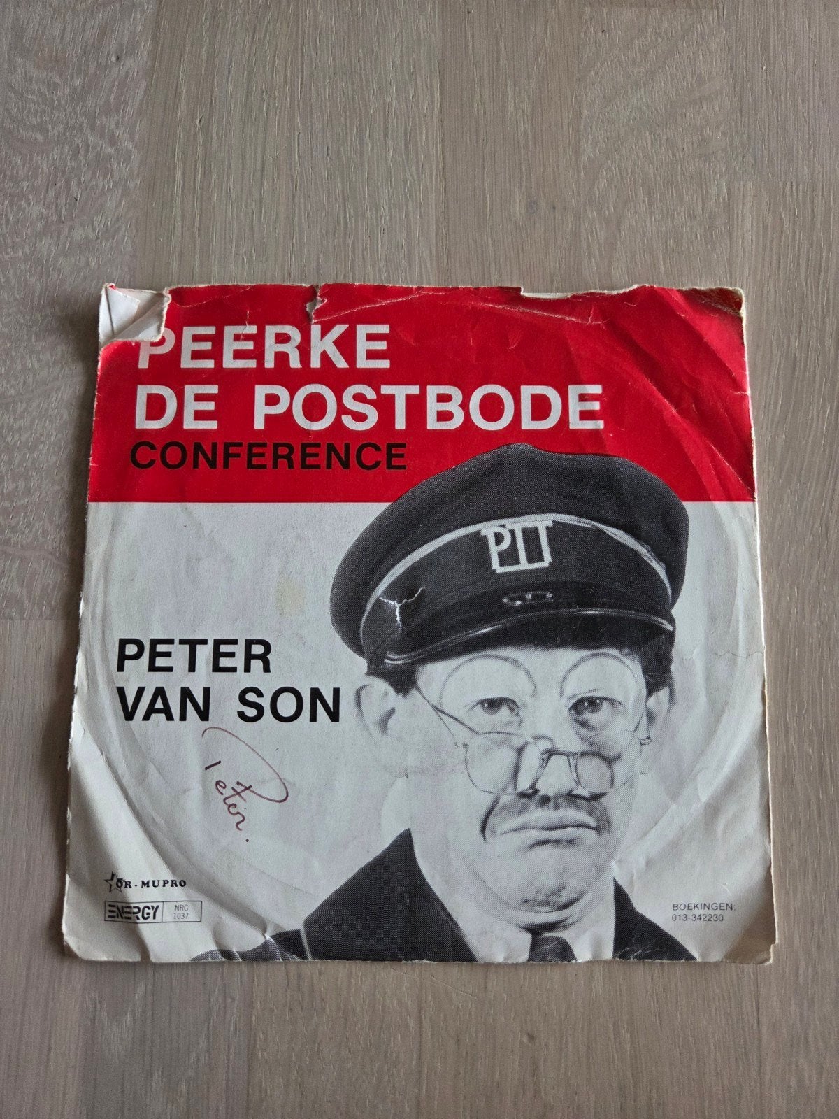 Peter van Son - Peerke de Postbode Conference (Vinyl Single), Cd's en Dvd's, Vinyl Singles, Gebruikt, Originele persing, 7 inch