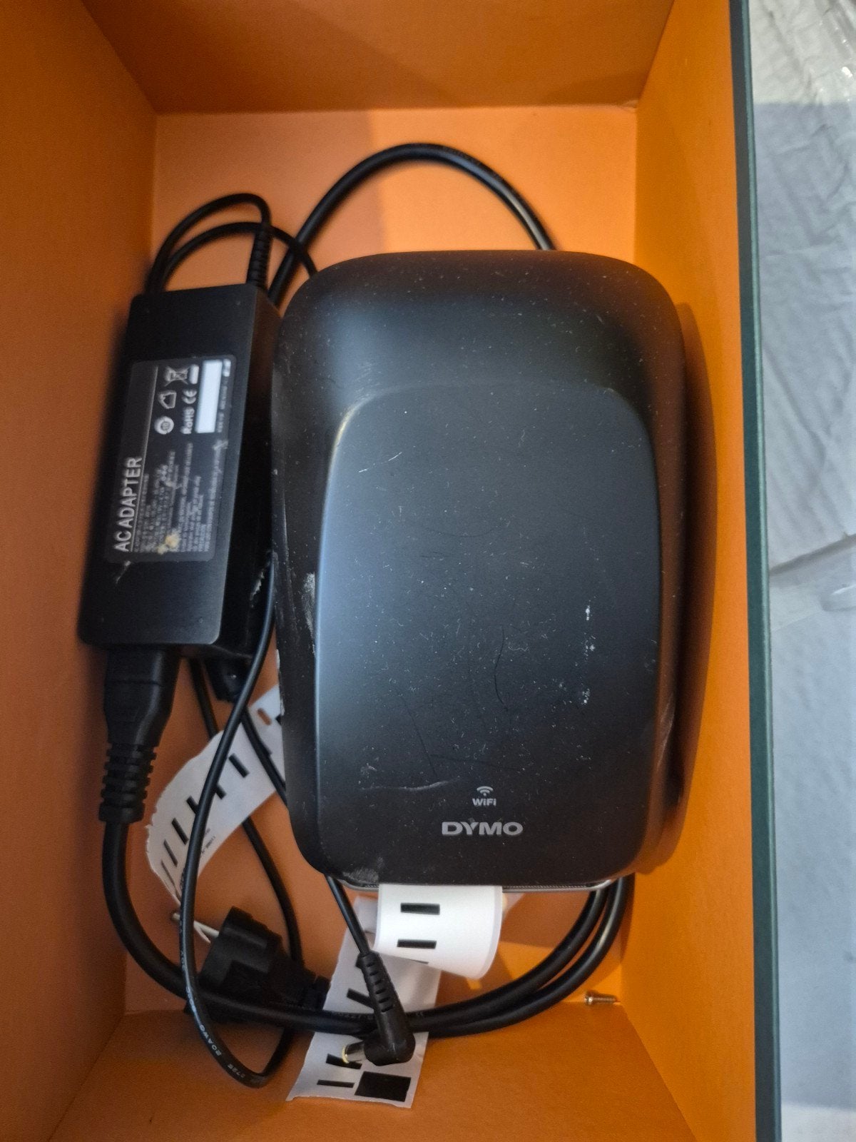 Defect: Dymo LabelWriter WiFi Labelprinter met adapter, Ophalen of Verzenden, Niet werkend, Etiket, Dymo