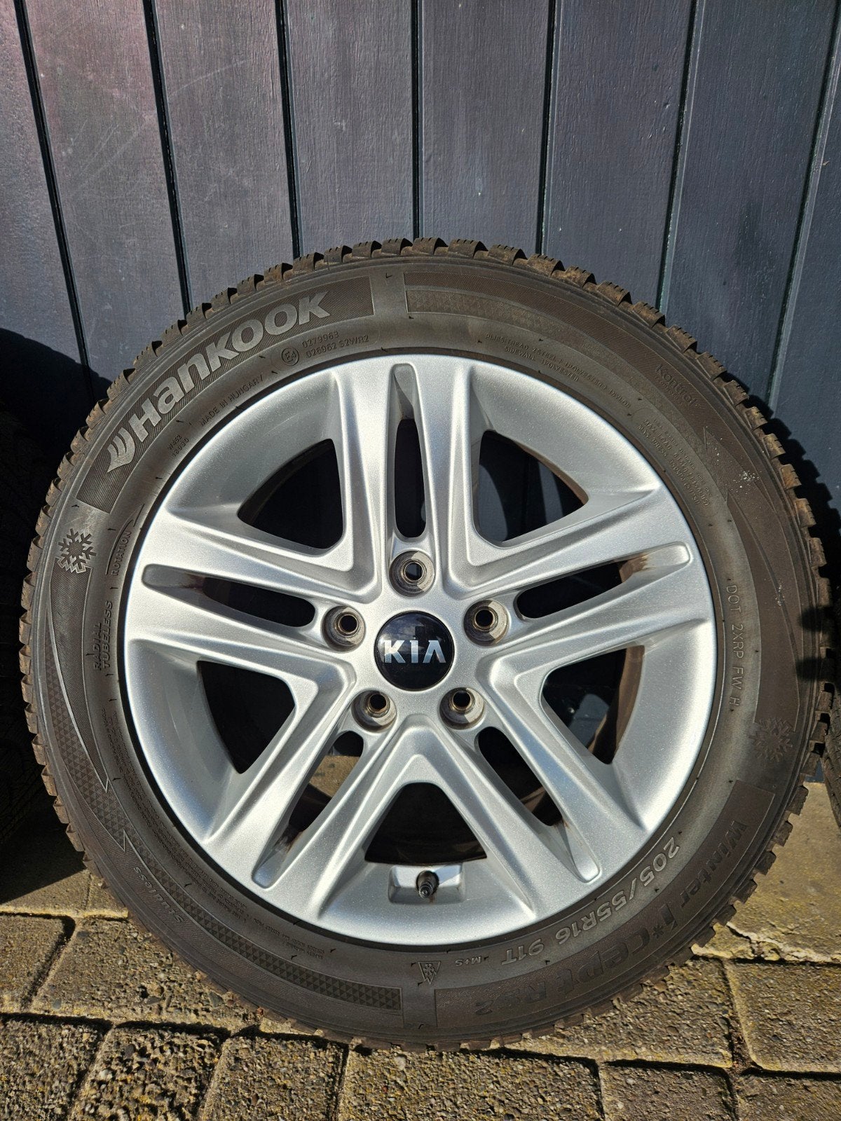 KIA CEED 16 inch velgen met winterbanden, Auto-onderdelen, Ophalen, Gebruikt, 16 inch, Banden en Velgen