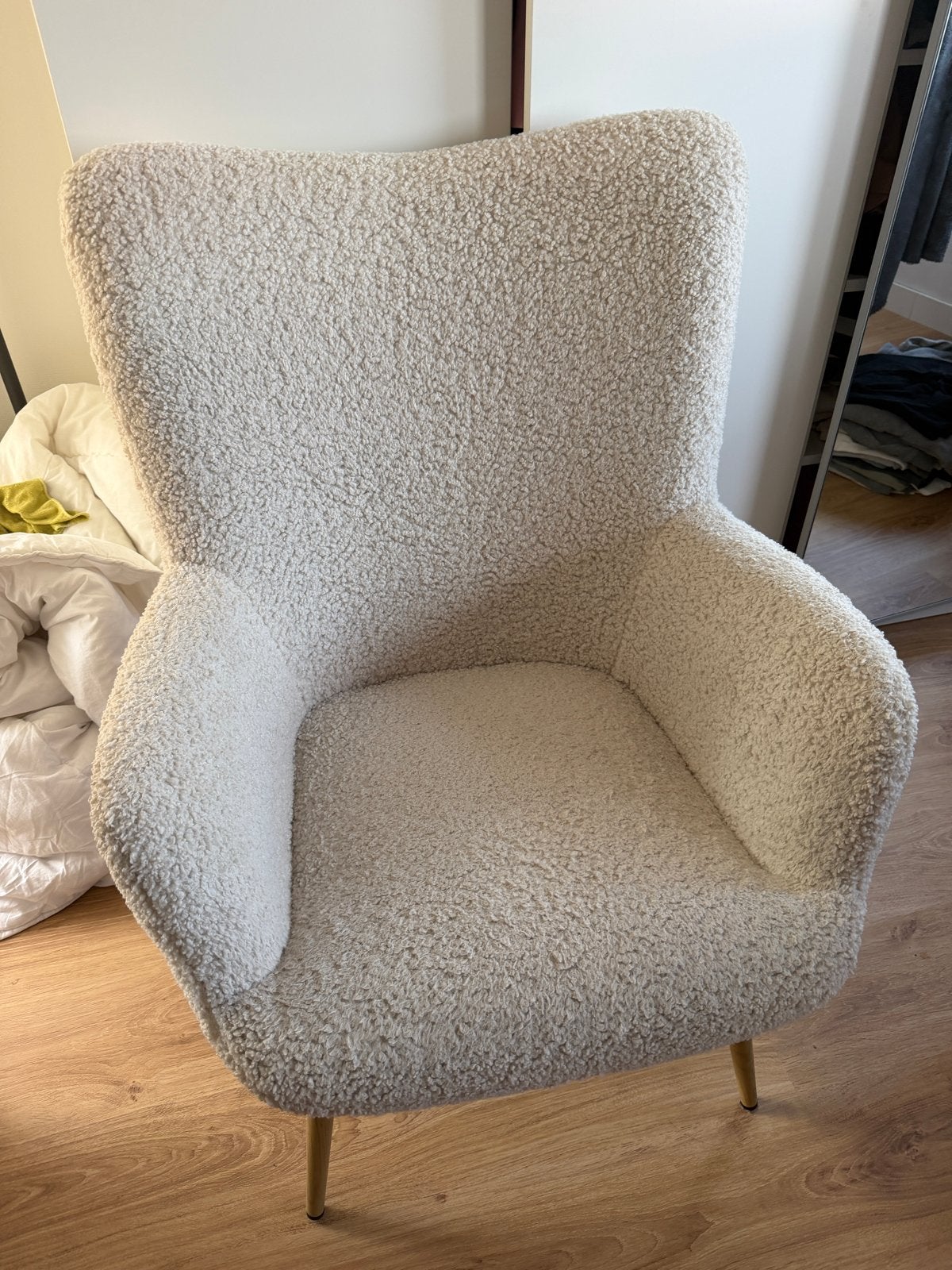 Teddy stoel Jysk - Zachte en comfortabele fauteuil, Huis en Inrichting, Stoelen, Ophalen, Overige kleuren, Zo goed als nieuw, Eén