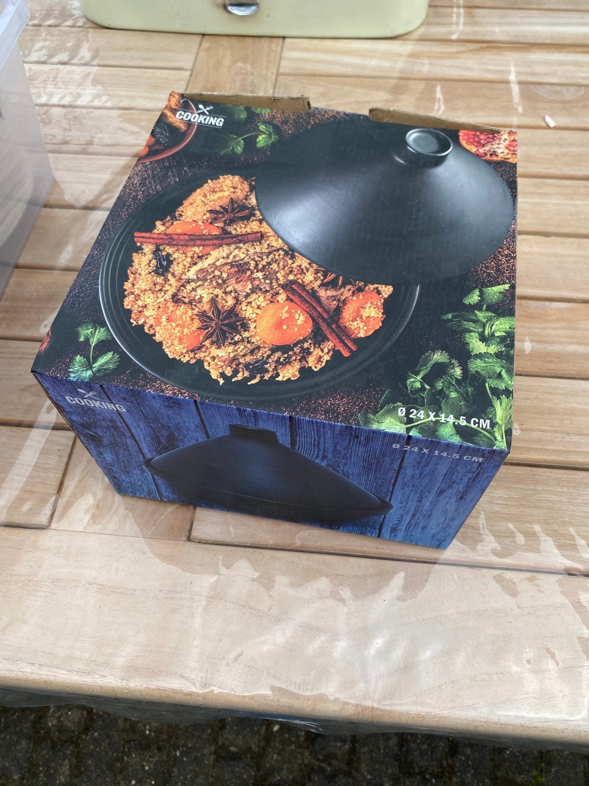 Tianjin stoofpot nieuw in de doos, Ophalen