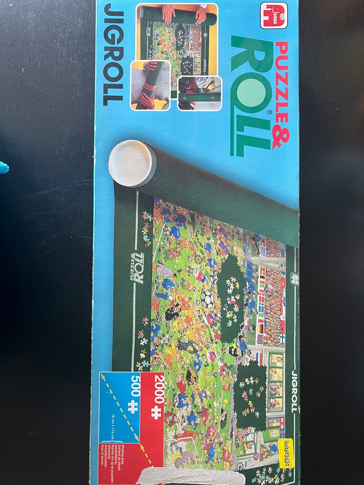 Jumbo Puzzle & Roll Jigroll - Puzzelmat voor 500-2000 stukje, Ophalen, Zo goed als nieuw