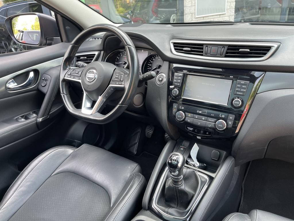 Nissan QASHQAI 1.2 Tekna Pano 360 Camera Leer VOL (bj 2018), Auto's, Gebruikt, Euro 6, 116 pk, Handgeschakeld