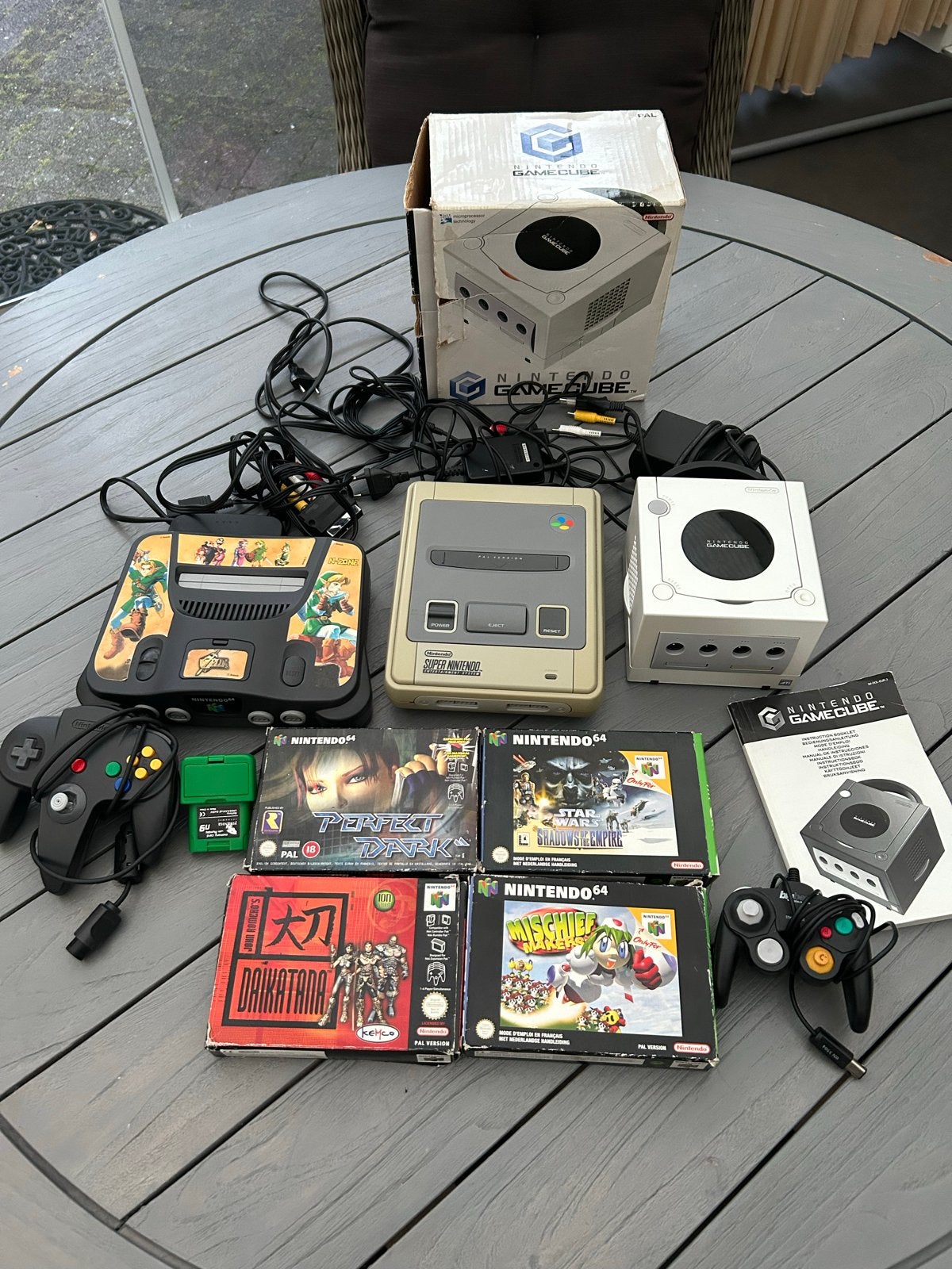 Nintendo 64, Super Nintendo & GameCube Bundel met Games, Ophalen of Verzenden, Gebruikt, Met 2 controllers, Met games