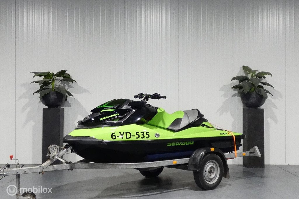 Sea-Doo rxp 300 met trailer en onderhoudsbeurt zie foto's, Gebruikt, Overige brandstoffen