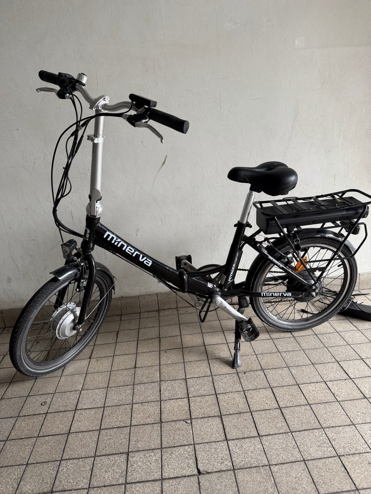 Minerva Voyager Comfort elektrische vouwfiets 1 JAAR OUD!, Overige merken, 20 inch of meer, Versnellingen, Ophalen of Verzenden
