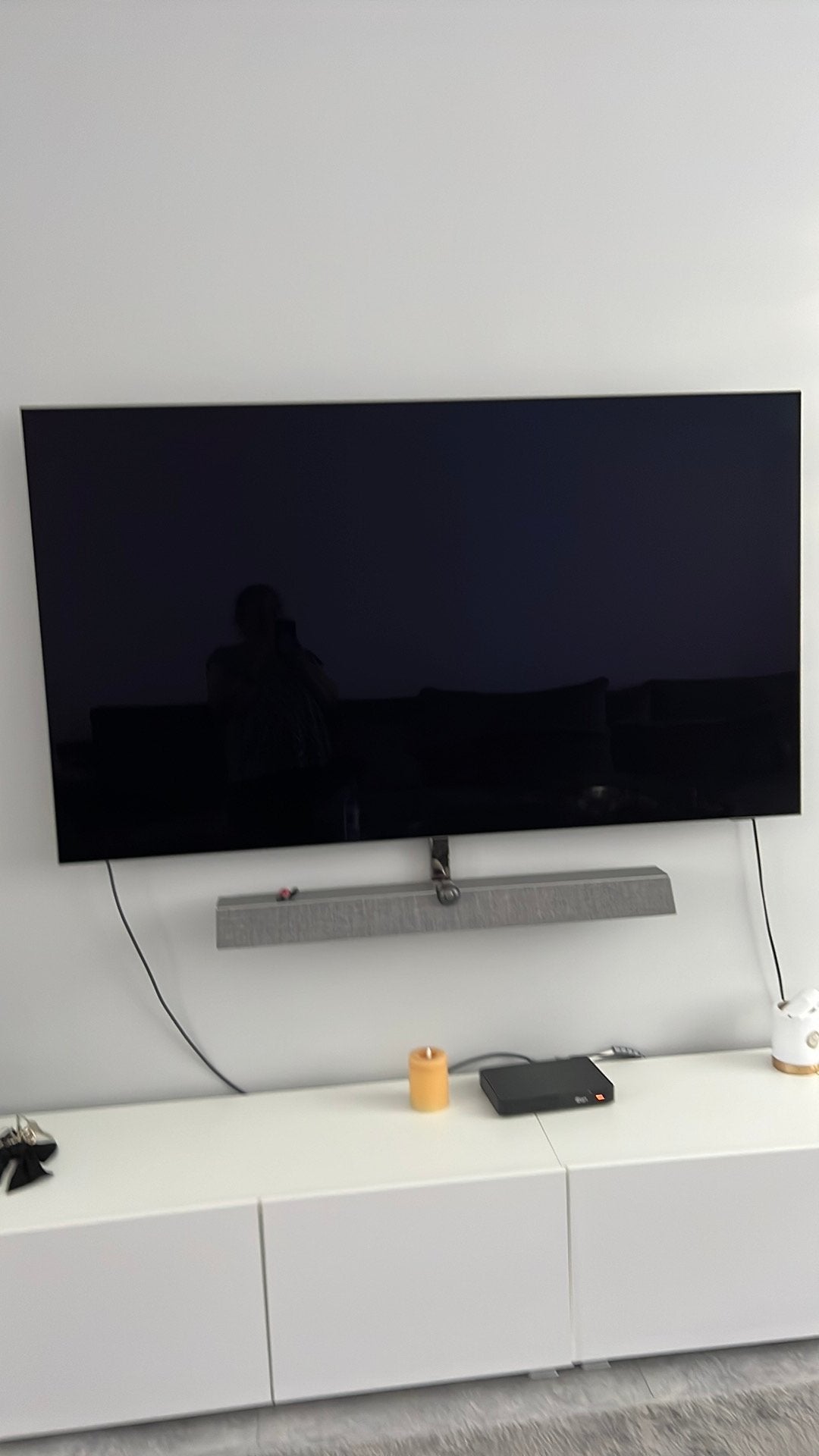 Kapotte smart tv 65 inch, Ophalen, Philips, 50 Hz, OLED