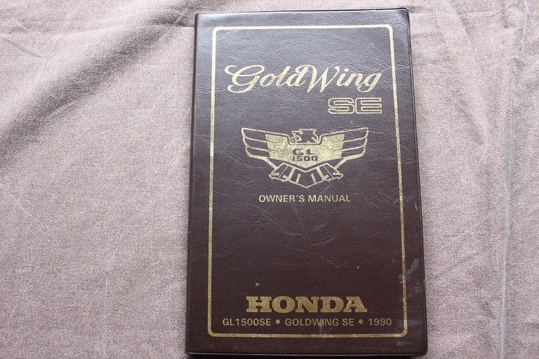 Honda GL1500 SE 1990 motorcycle owner's manual Goldwing, Ophalen of Verzenden, Honda