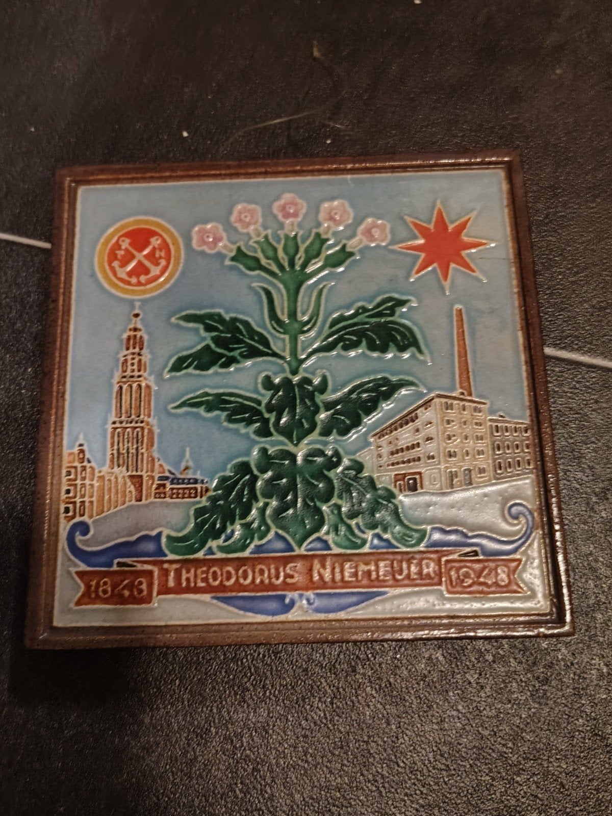 Tegel Westraven Niemeijer Cloisonné, Ophalen of Verzenden