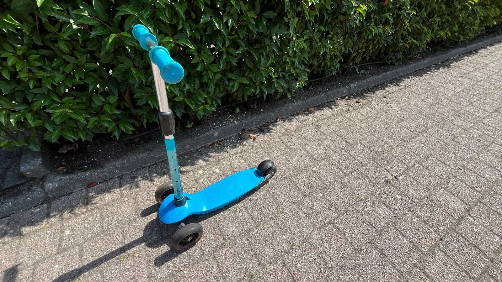 Blauwe kinderstep met 3 wielen, Fietsen en Brommers, Steps, Ophalen, Gebruikt, Gewone step