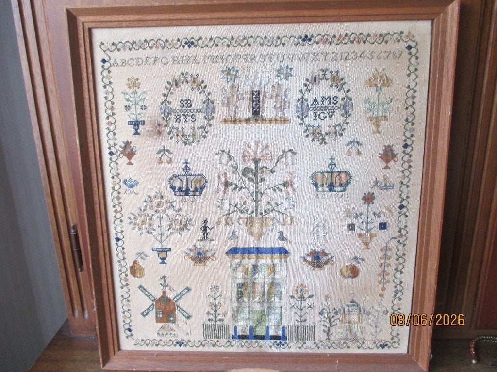 Antieke Merklap, Ophalen of Verzenden