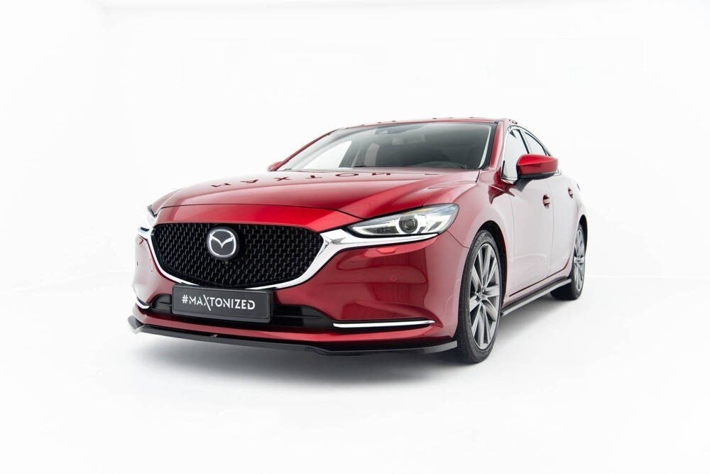 Voorlip sideskirt diffuser spoiler - Mazda 6 Sedan 17-23, Auto diversen, Tuning en Styling, Ophalen of Verzenden
