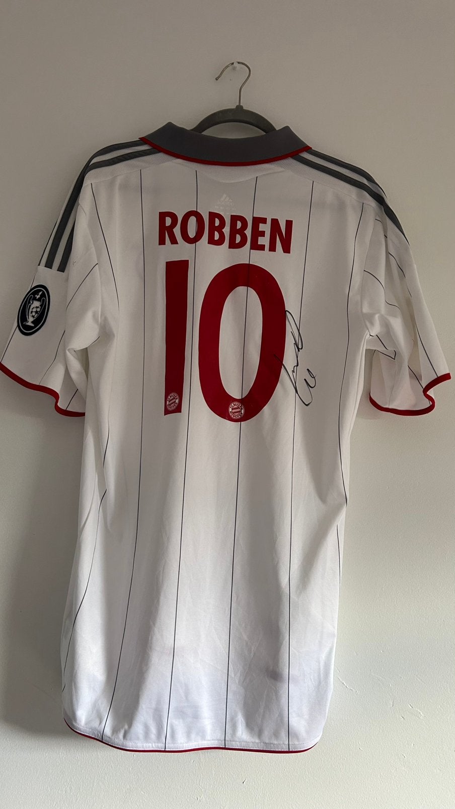Arjen Robben gesingeerd Bayern Munchen shirt met bewijs, Ophalen of Verzenden, Zo goed als nieuw, Buitenlandse clubs, Shirt