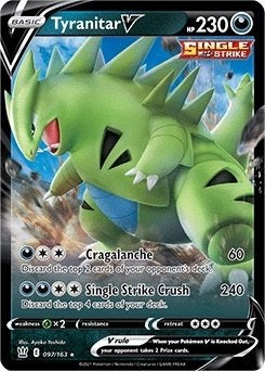Battle Styles,  Tyranitar [v] 97/163, Verzenden, Nieuw, Losse kaart