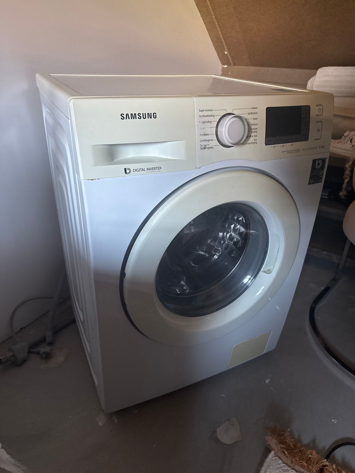 Samsung Wasmachine - Voorlader - Goede staat, Witgoed en Apparatuur, Ophalen, Gebruikt, Voorlader, Kort programma