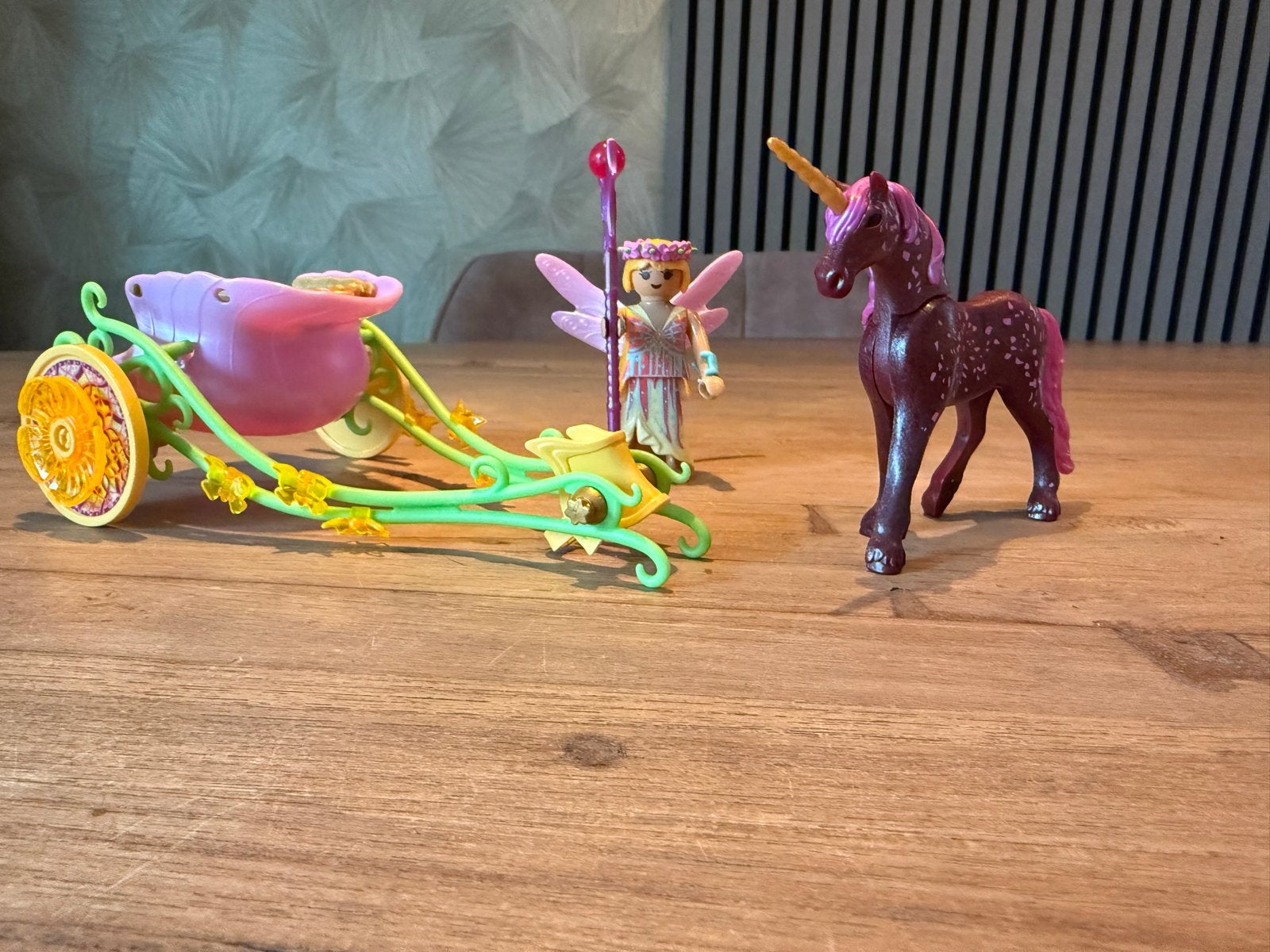 Playmobil Fee met Eenhoorn en Koets (9136), Complete set, Fantasy, Voertuig, Ophalen of Verzenden