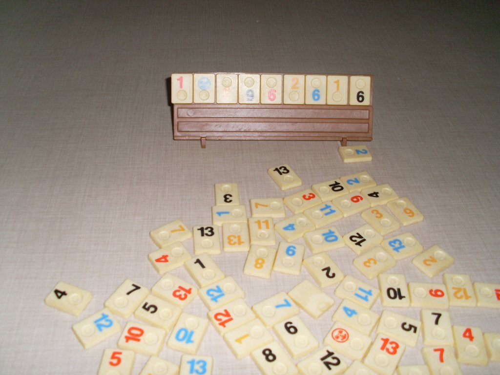scrabble, Drie of vier spelers, Ophalen, Gebruikt