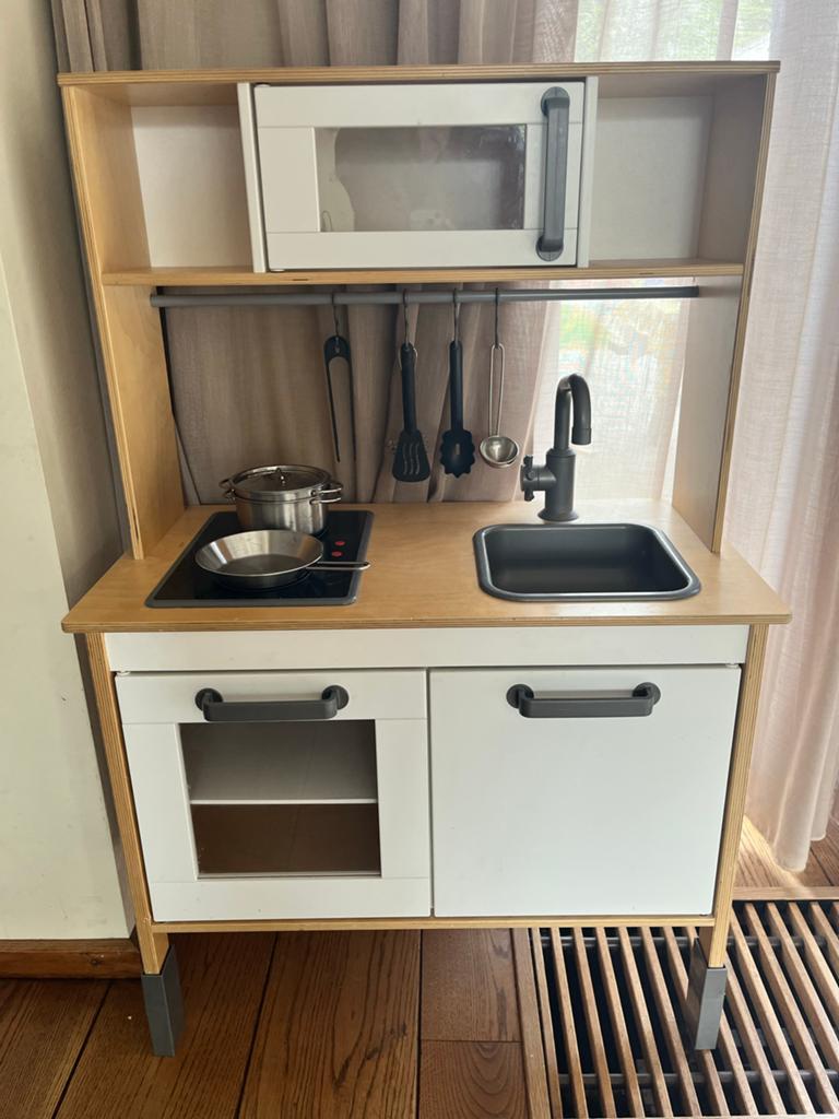 Grote Speelkeuken met Accessoires, Ophalen, Gebruikt, Speelkeuken, Hout