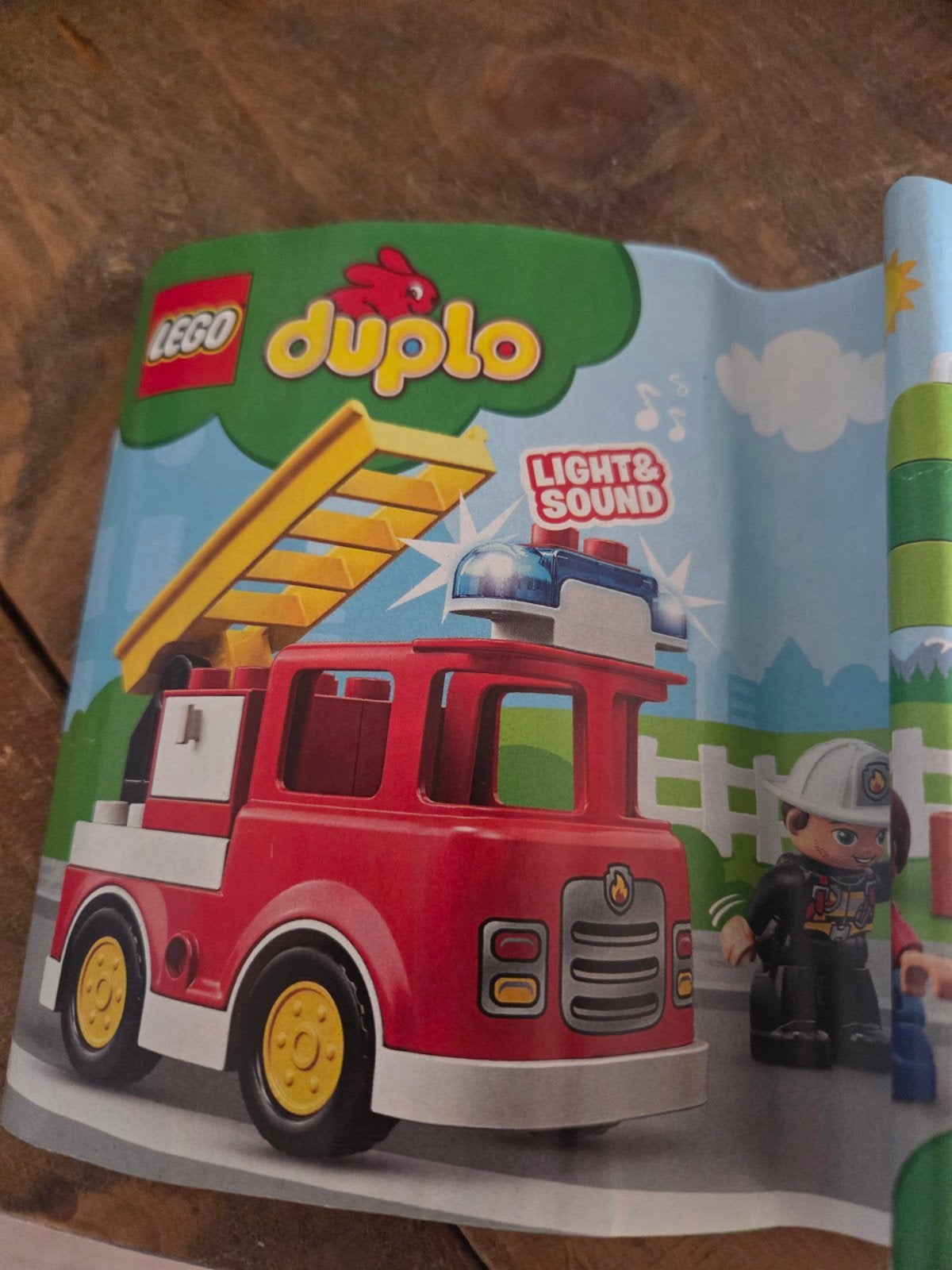 Lego Duplo Brandweerwagen met licht en geluid (10901), Compleet, Gebruikt, Aastvej 1, 7190 Billund, Denmark, Ophalen of Verzenden