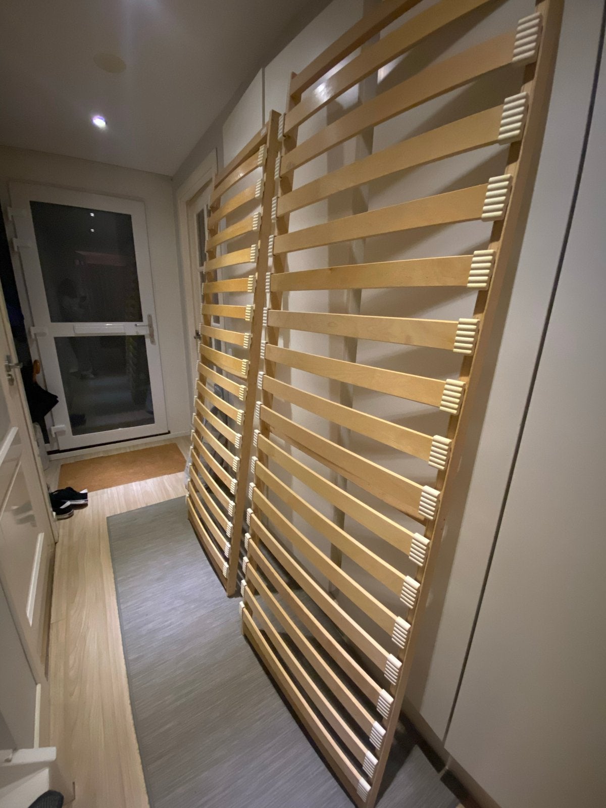 Twee lattenbodems 90x200 cm - Ikea Sultan Mane, Ophalen, Zo goed als nieuw, Bedbodem, 200 cm