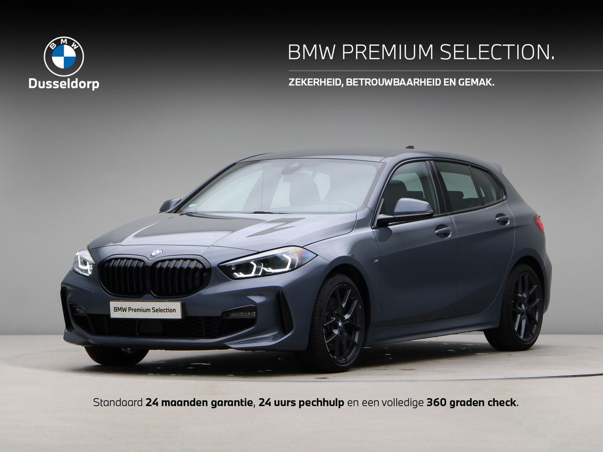 BMW 1 Serie 120i M-Sport (bj 2021, automaat), Auto's, 730 kg, Gebruikt, 4 cilinders, Met garantie (alle)