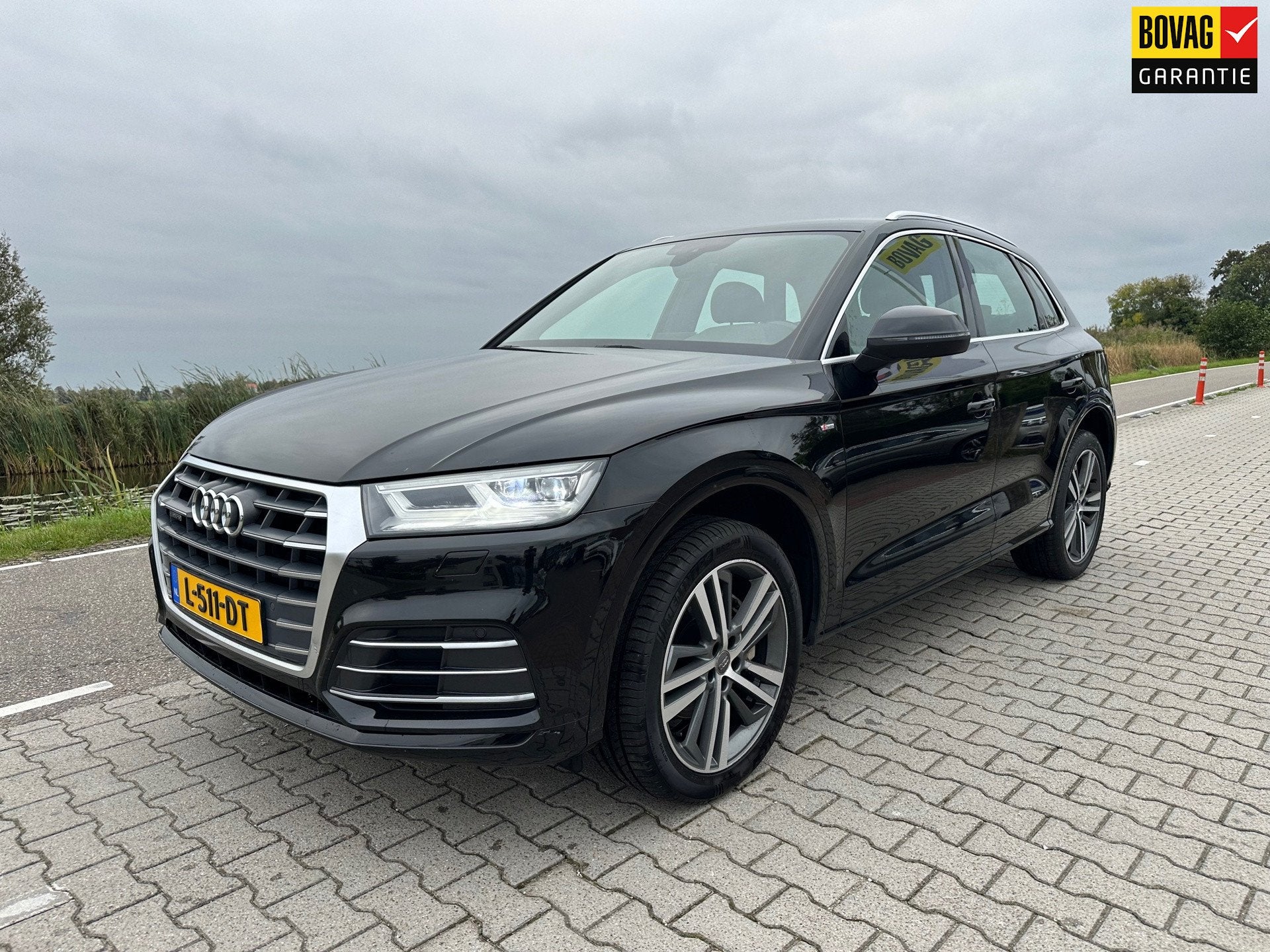 Audi Q5 2.0 TFSI quattro Launch Edition, S-line, Virtual Coc, Auto's, Audi, Automaat, Gebruikt, 4 cilinders, Leder en Stof