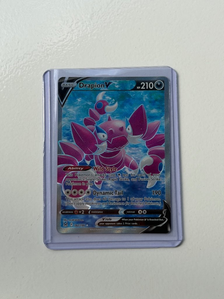 Pokémon drapion V lost origin, Ophalen of Verzenden, Zo goed als nieuw