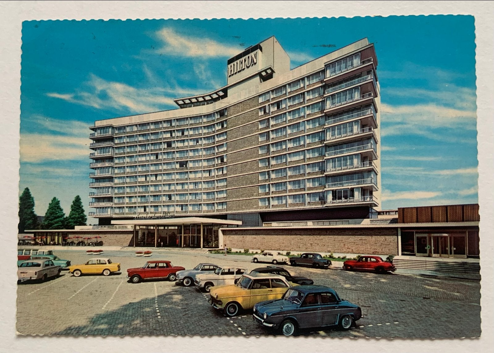 Amsterdam Hilton Hotel, Verzamelen, Verzenden, 1960 tot 1980, Gelopen, Noord-Holland