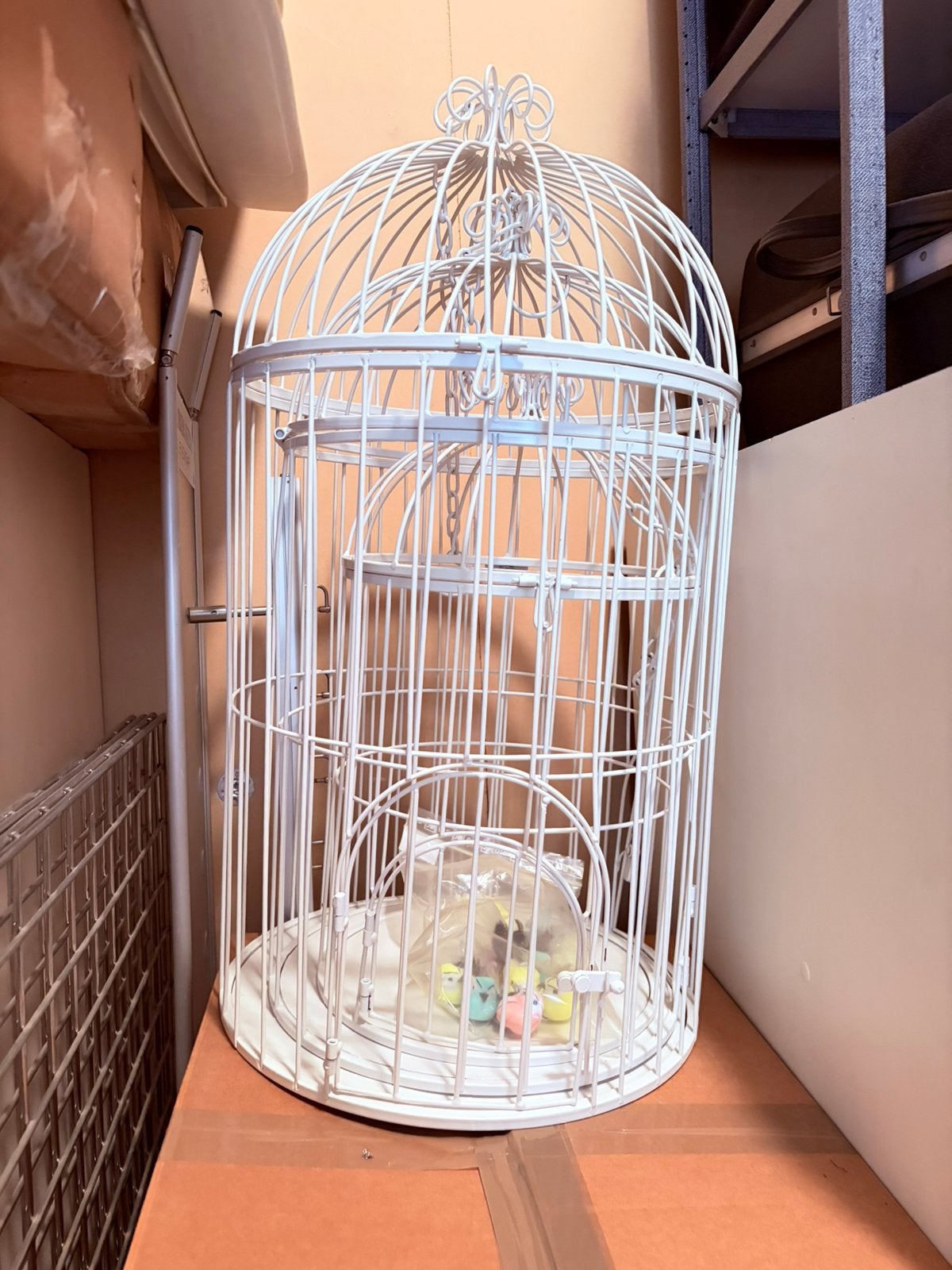 Decoratie vogelkooi 3 maten, Ophalen