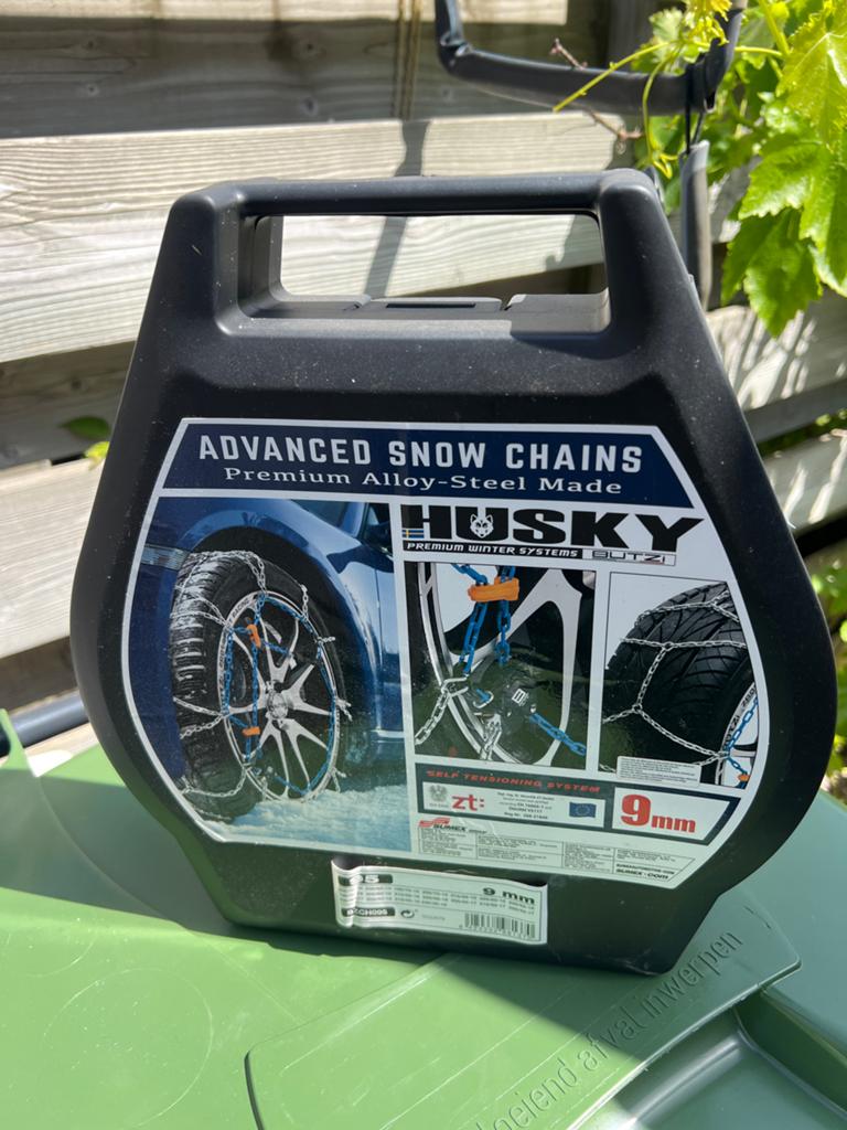Husky sneeuwkettingen 9mm - Maat 95, Ophalen of Verzenden, Zo goed als nieuw