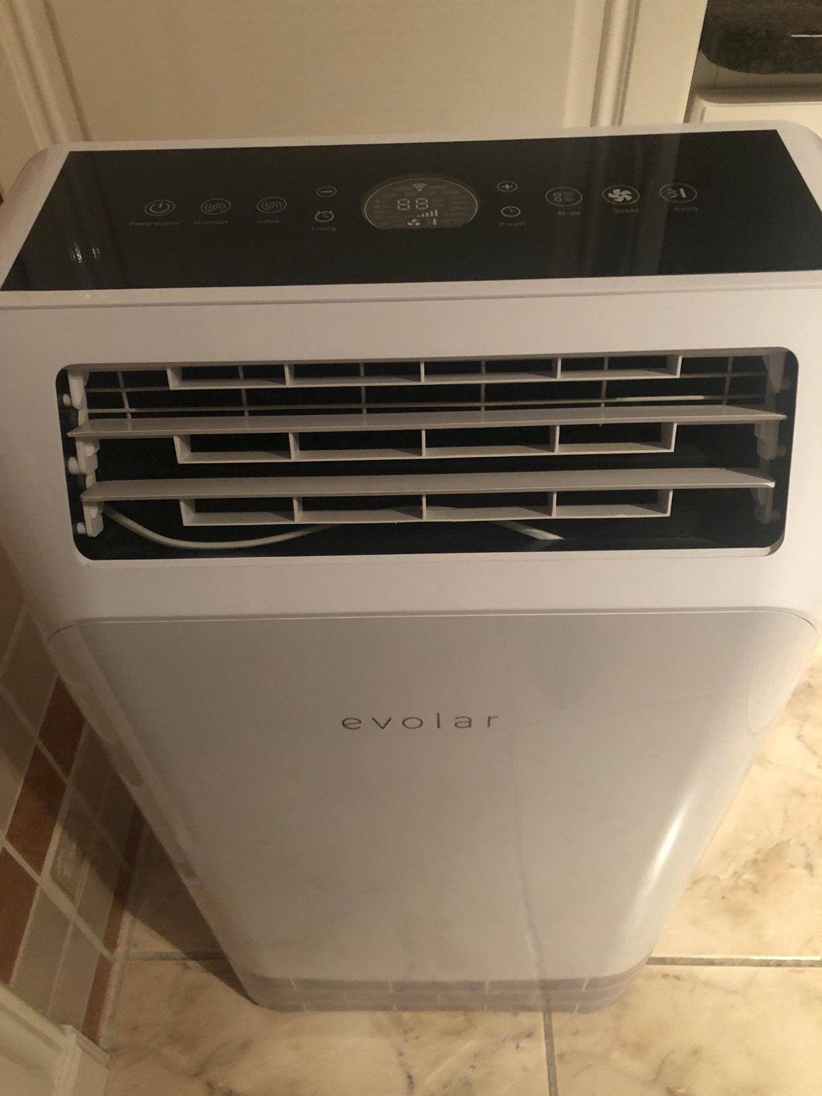 Evolar Mobiele Airco EVO-ES9000V2 - Koelen, Verwarmen, Ontvo, Ophalen, Minder dan 60 m³, 3 snelheden of meer, Zo goed als nieuw