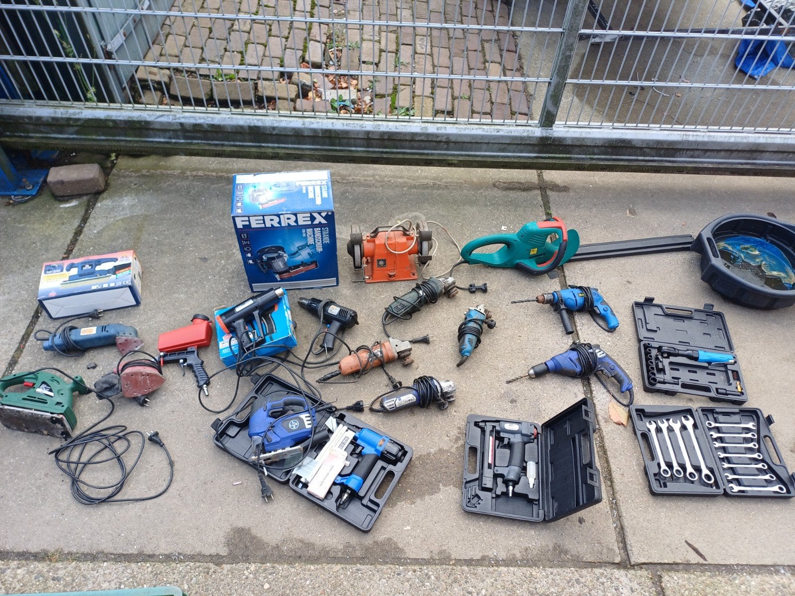 Grote partij gereedschap: elektrisch en handgereedschap, Doe-het-zelf en Verbouw, Ophalen of Verzenden, Gebruikt