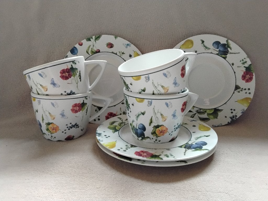 4 Kop & Schotels -  Mepal  Rosti - Janneke brinkman -, Kunststof, Overige merken, Verzenden, Zo goed als nieuw