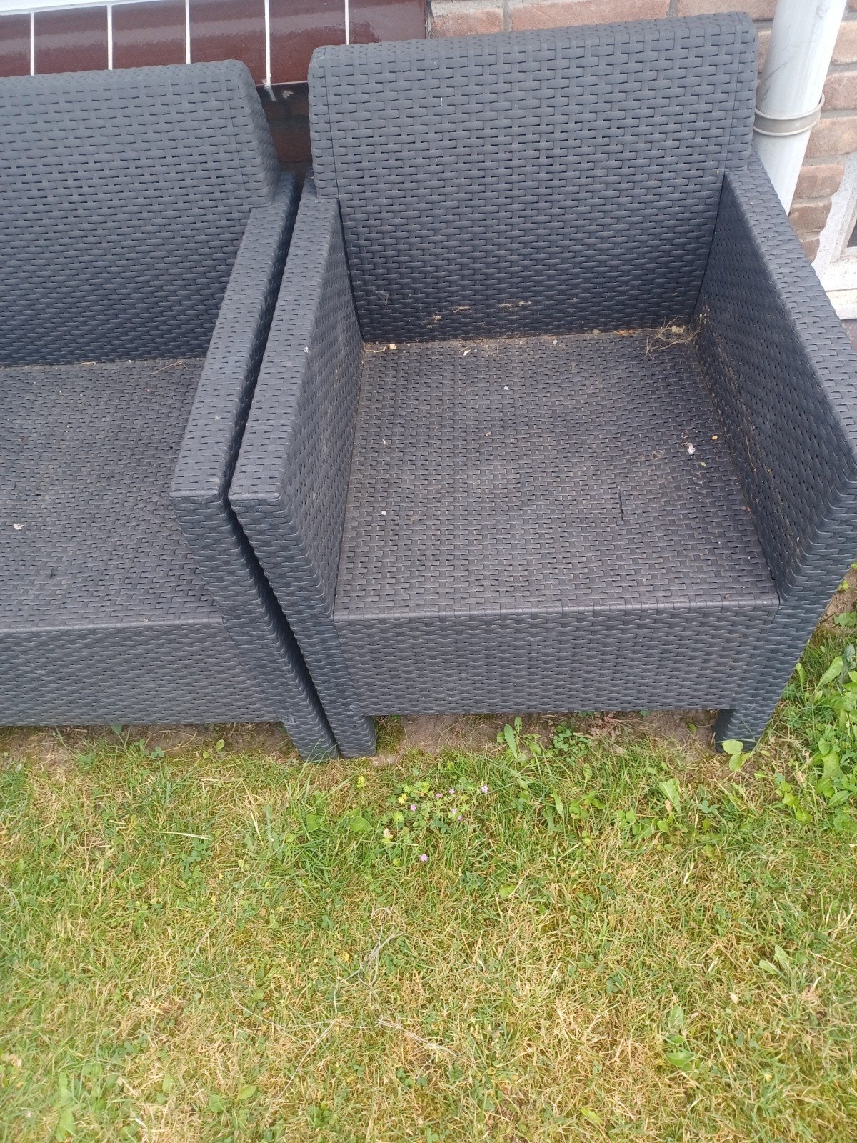 Gratis afhaal loungeset, Tuin en Terras, Tuinsets en Loungesets, 5 zitplaatsen, Kunststof, Gebruikt, Ophalen of Verzenden