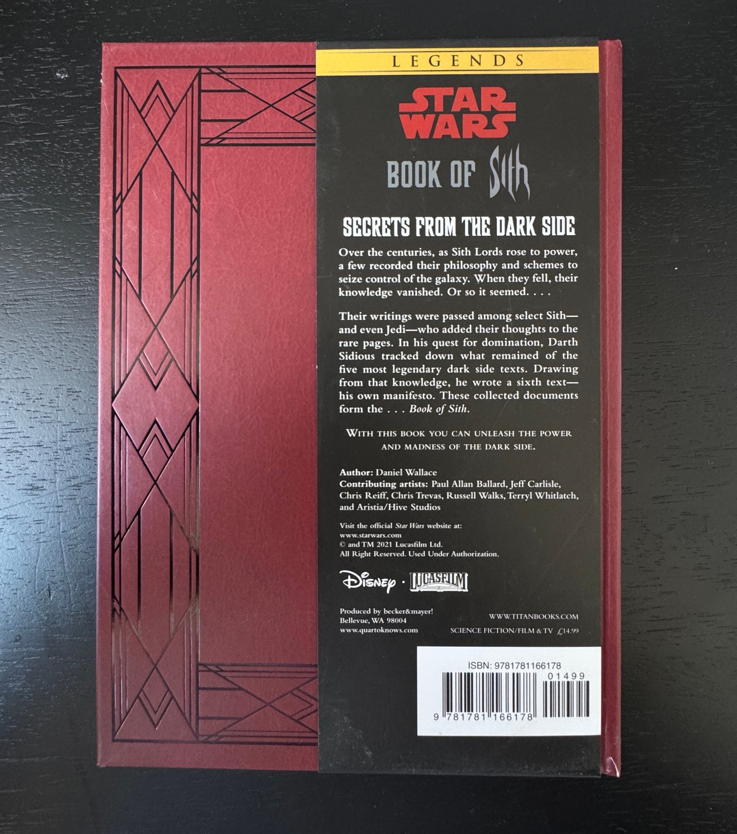 Star Wars, Book of Sith, Ophalen of Verzenden, Zo goed als nieuw