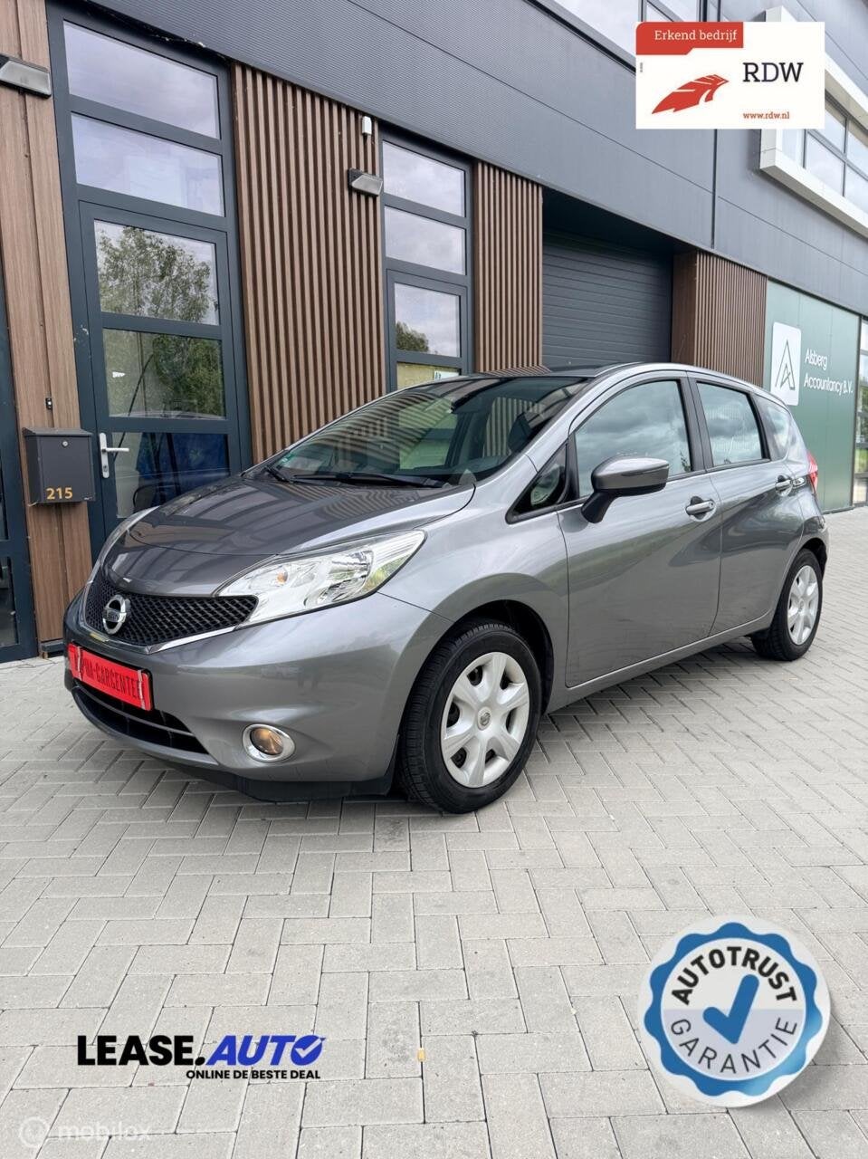 Nissan Note 1.2 Acenta AIRCO/NAP/GARANTIE/DEALER, Stof, 1198 cc, 49 €/maand, Bedrijf
