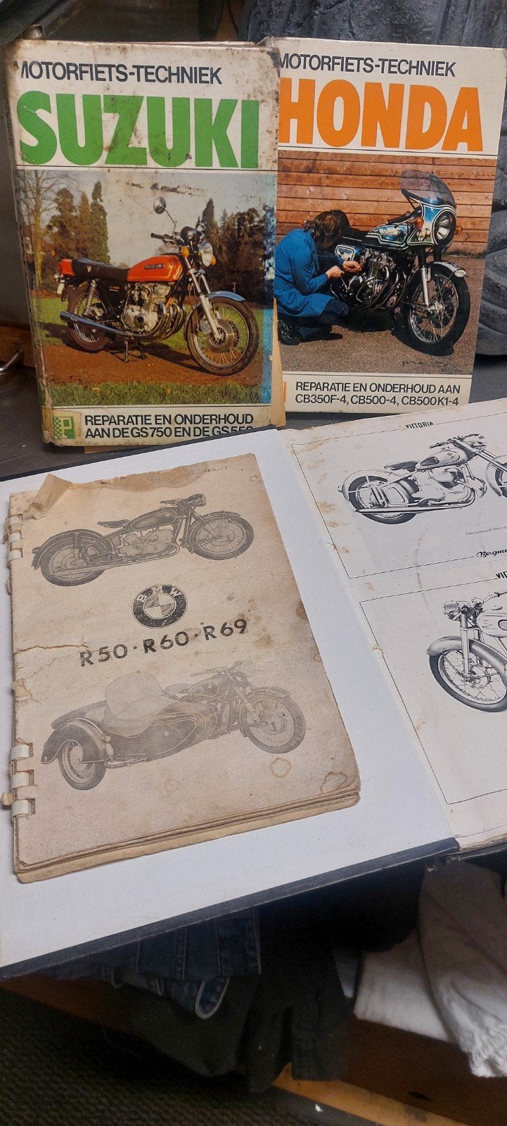 Collectie Motorfiets Handleidingen en Boeken, Ophalen of Verzenden
