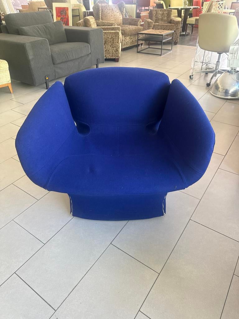 6x Blauwe Fauteuils - Los of als set te koop, Ophalen of Verzenden, Zo goed als nieuw, Nvt, 75 tot 100 cm