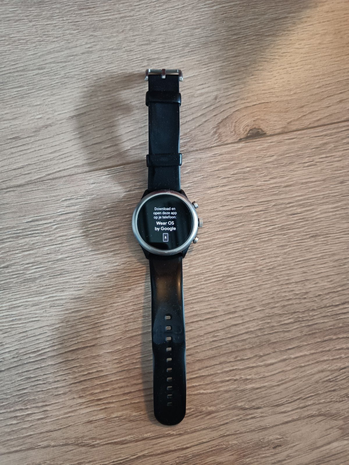Fossil Sport Smartwatch - Zwart met Grijs, Gebruikt, Stappen, Zwart, Fossil
