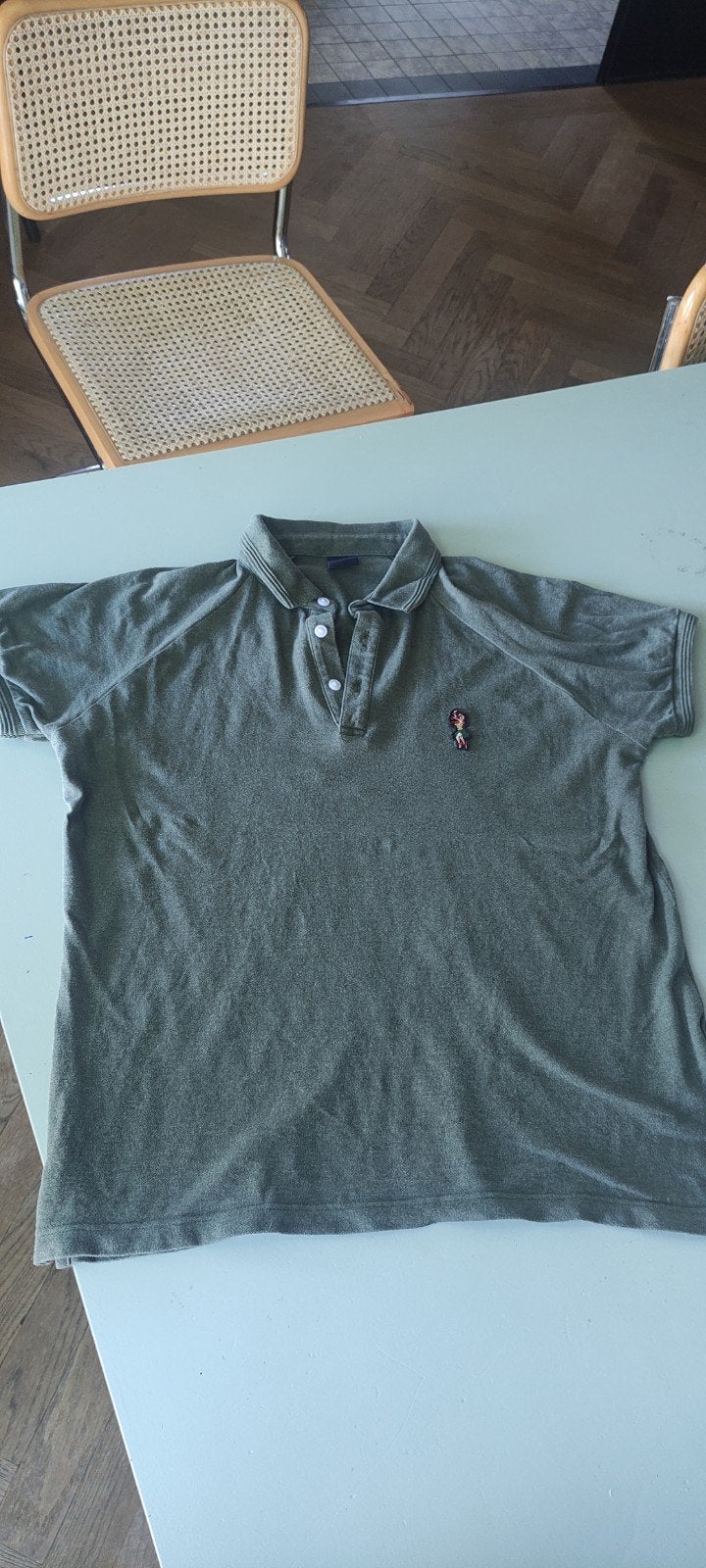 Heren polo shirt - Law of The Sea - Maat S/ M, Maat 48/50 (M), Ophalen of Verzenden, Gedragen, Groen